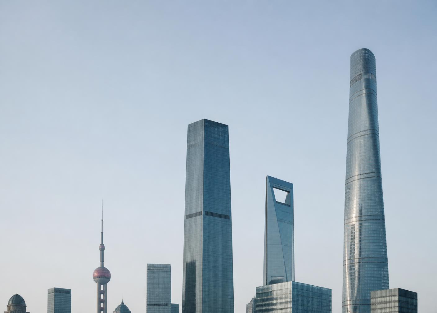 Asian city skyline